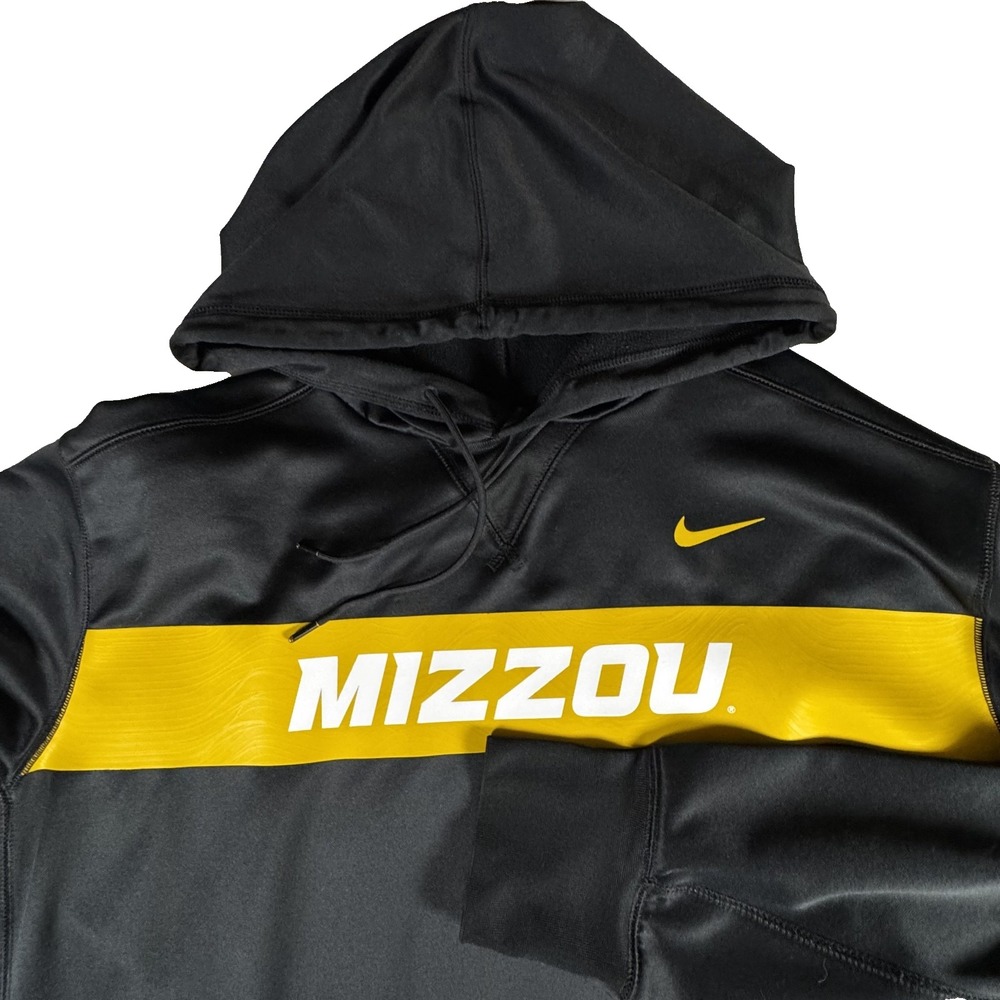 Nike Mizzou Hoodie Men's Size XL Black Global Pocket